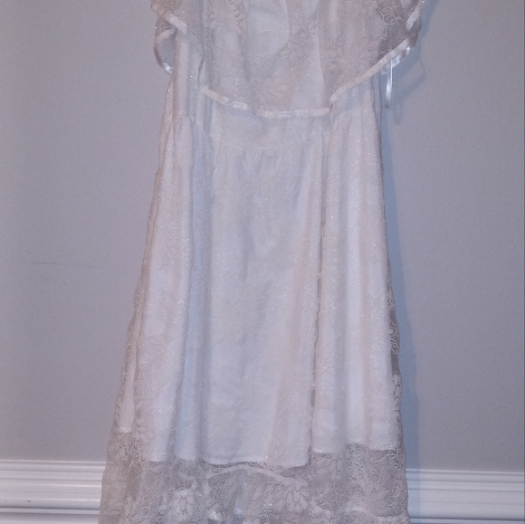 White Lace Dress size 1xl - Picture 2 of 5
